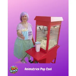 Animatrice stands festifs