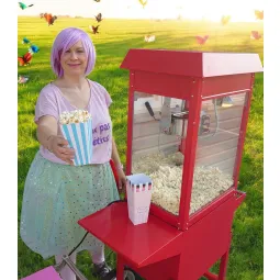 Animatrice stands festifs