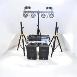 Sonorisation + jeux de lumière