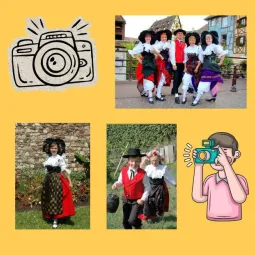 Séquence photo en costumes Alsacien